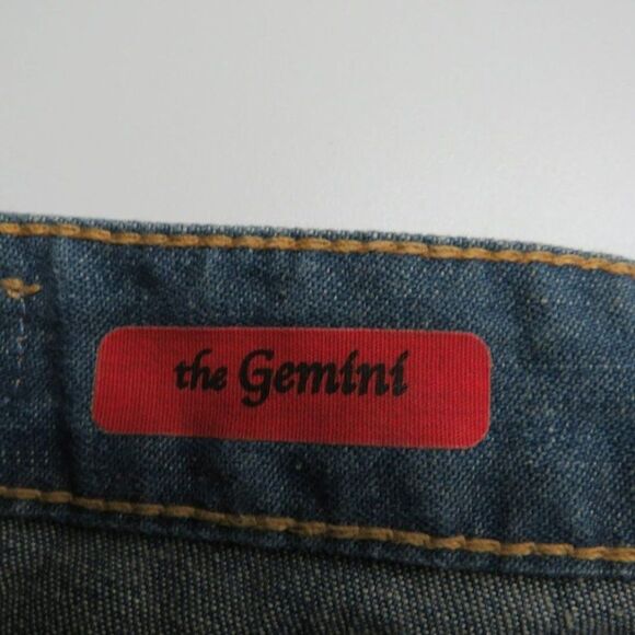 Adriano Goldschmied AG The Gemini Straight Jeans Women's Size 32 USA Denim Dark - Picture 5 of 15